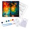 "Autumn Love" DIY Canvas Art Kit, Adult Beginner, Acrylic Paint Size 11x14 inch